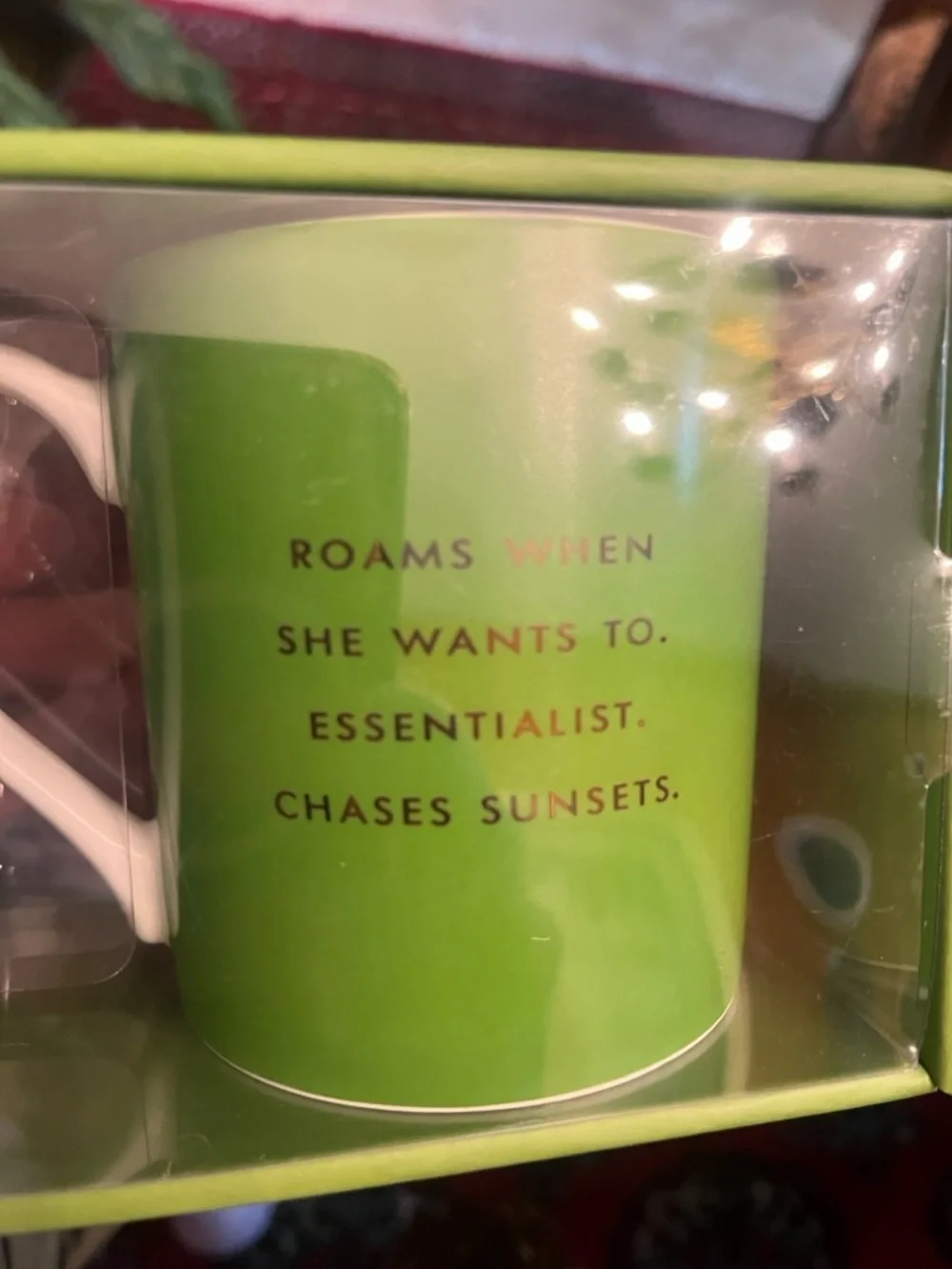 kate spade Green 'I Need a Vacation' Globetrotter Mug